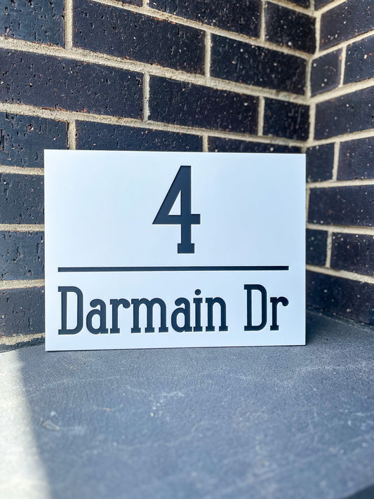 House/Business Street Sign