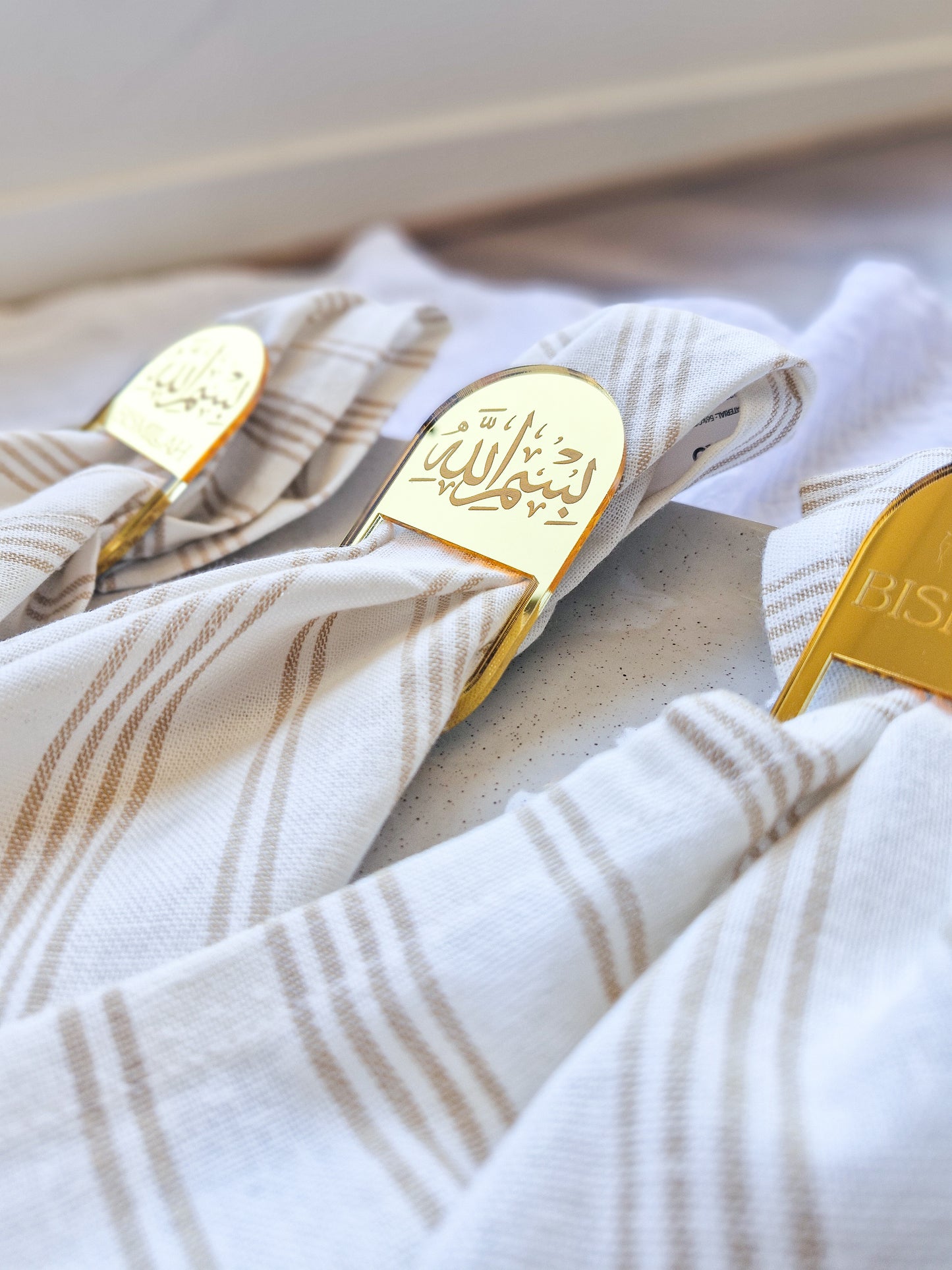 Bismillah Napkin Rings