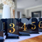 Table Numbers - Acrylic on acrylic