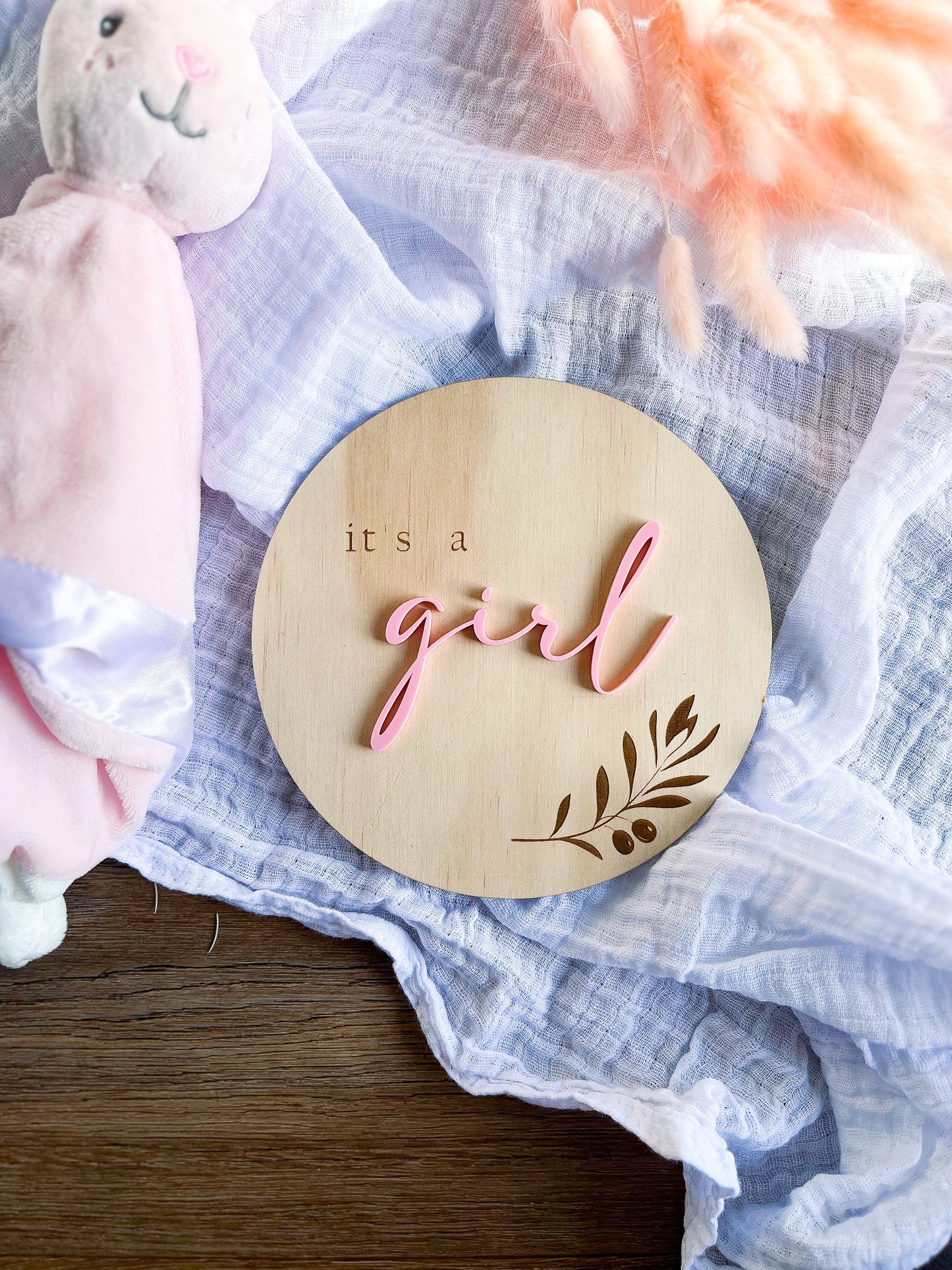 Gender Reveal Plaque