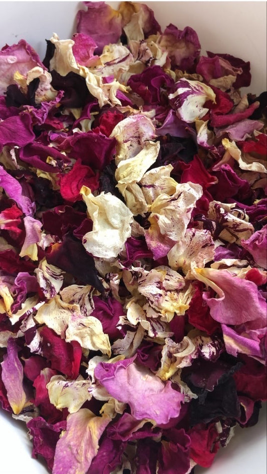 Dried Rose Petals - Assorted