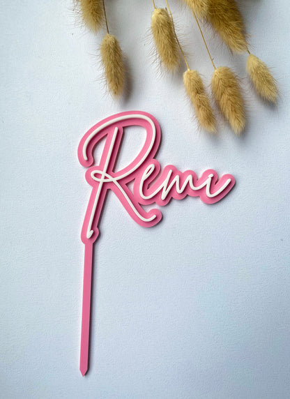 Custom Name Topper/Fropper